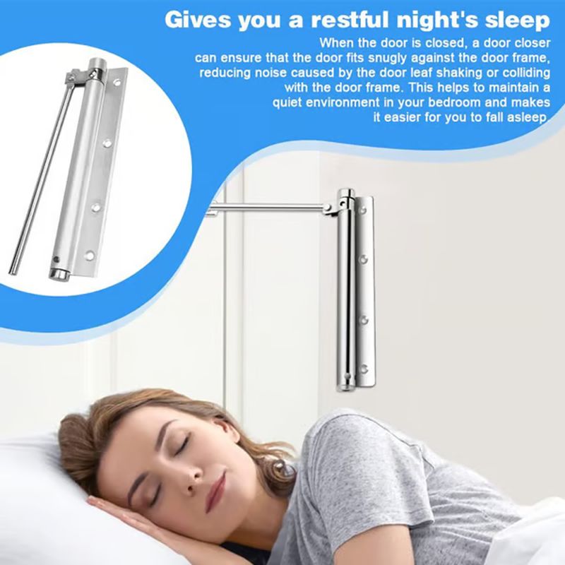 Adjustable automatic door closer