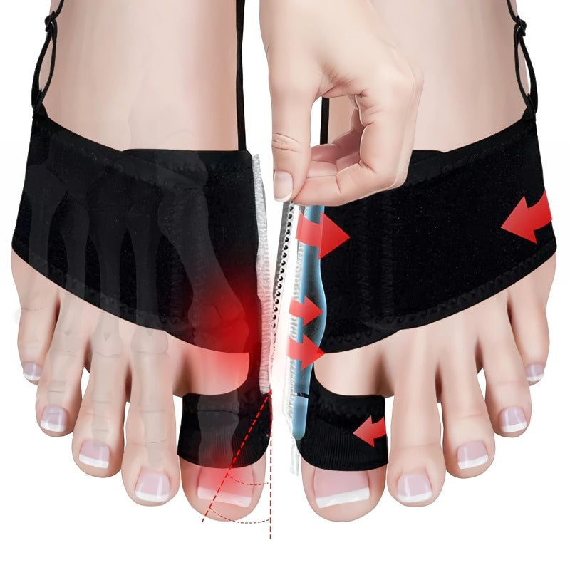 Adjustable hallux valgus corrector