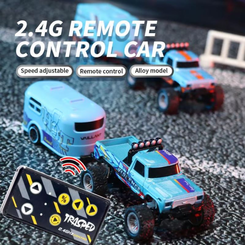 Mini remote control alloy off-road vehicle toy