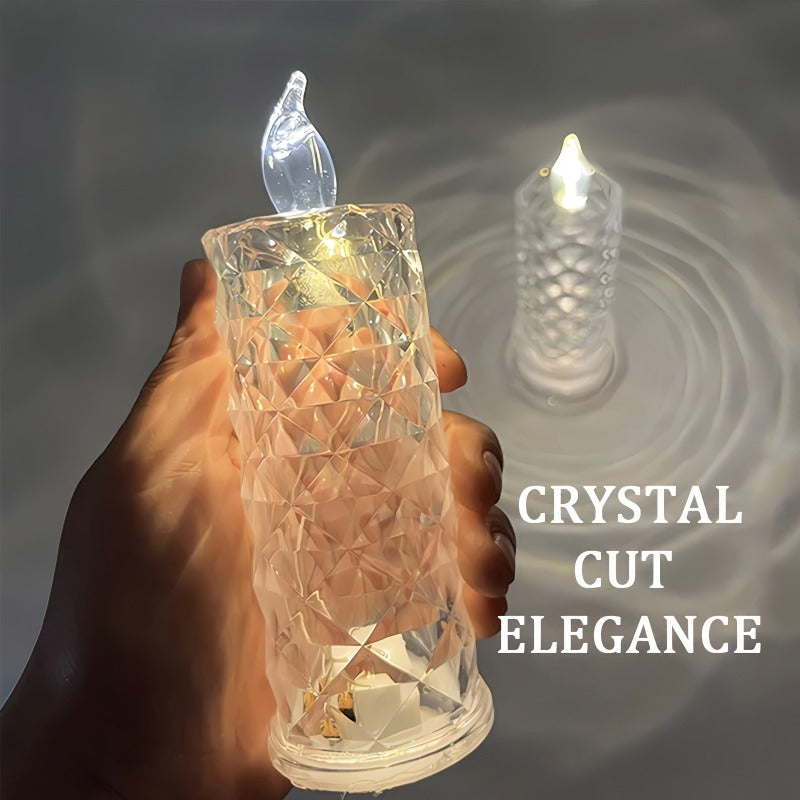 ✨ Crystal Rose Candle Holder - Romantic charm without being messy
