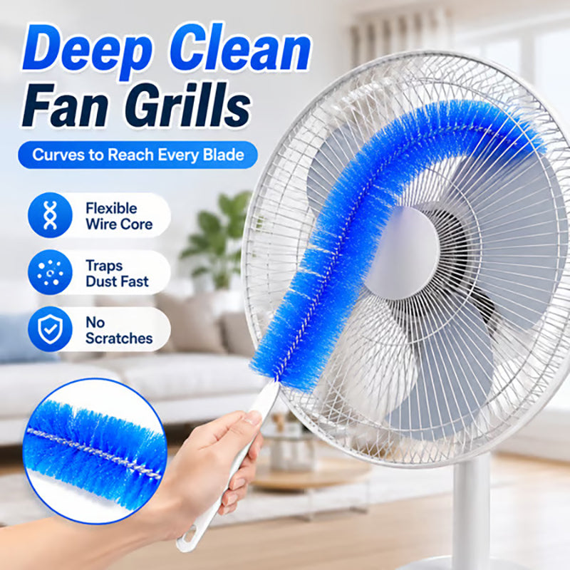 Reusable flexible microfiber duster