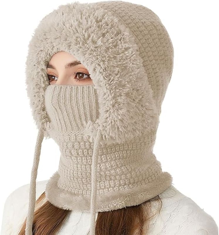 Women's 3-in-1 Knitted Hat