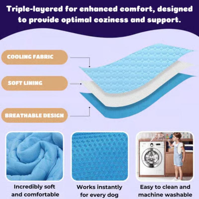 Cooling Mat for Dogs (4x More Effective)