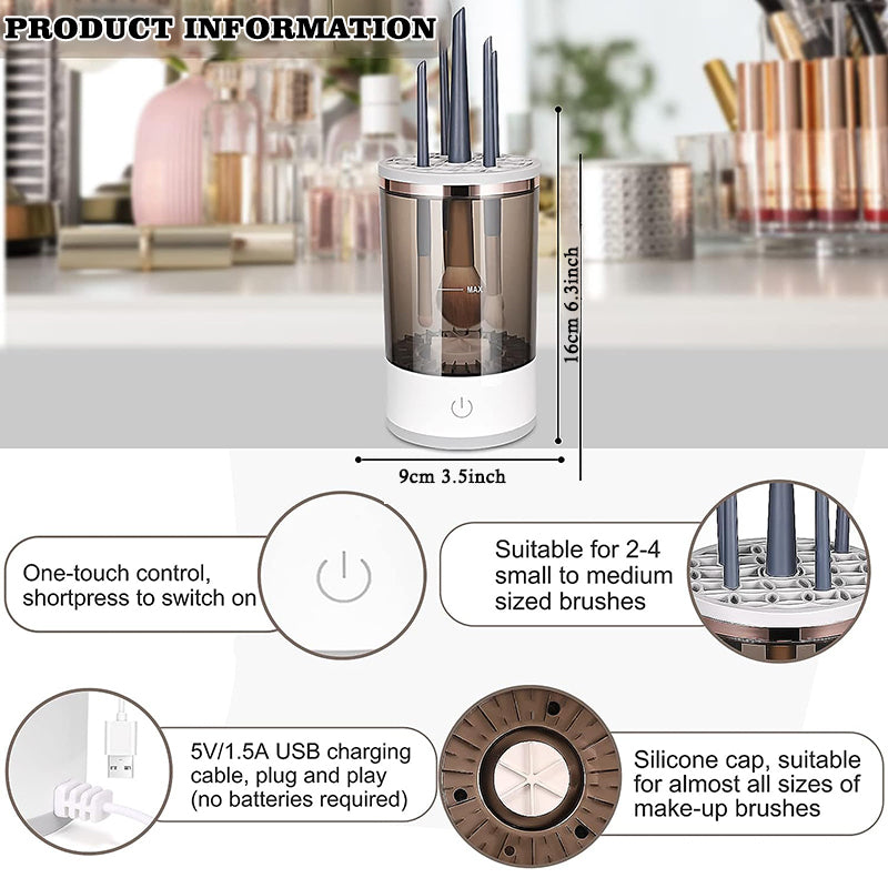 Electric Makeup Brush Cleaner Machine