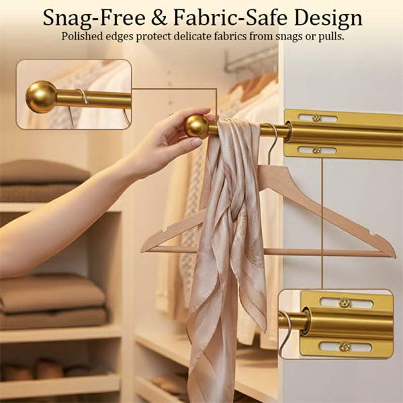 Sliding hangers for wardrobes