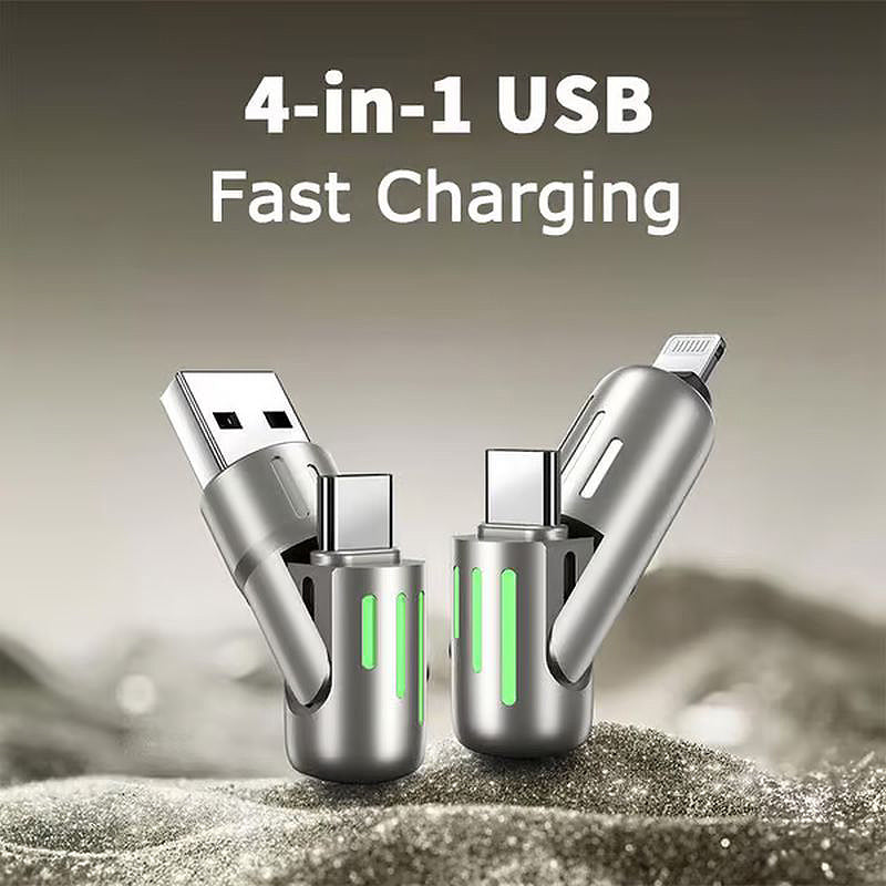 š„4 in 1 USB Charging Cable MAX 240W Fast Chargingš„