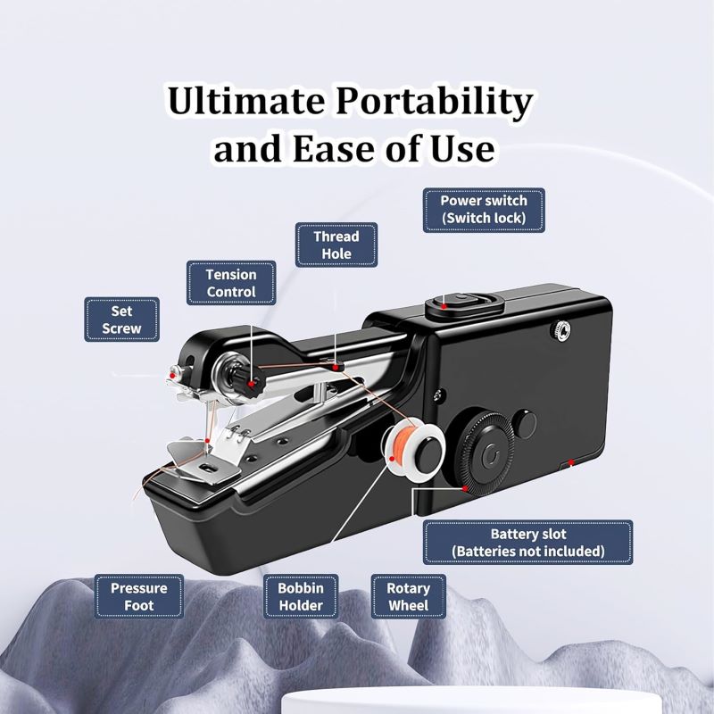 Handheld Mini Electric Sewing Machine
