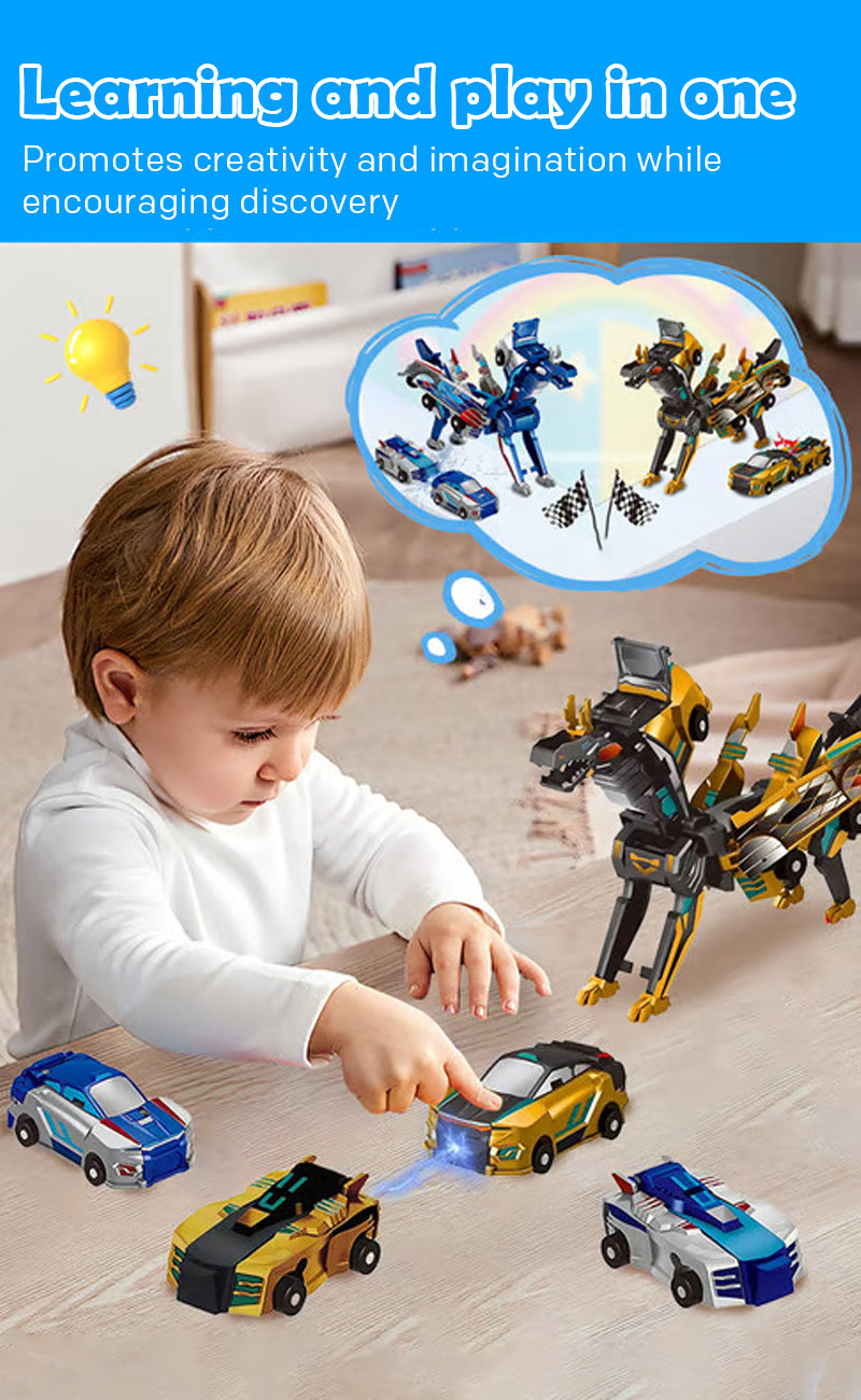 Collision deformation toy car