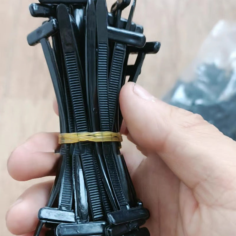 Universal nylon cable tie buckle for automobiles