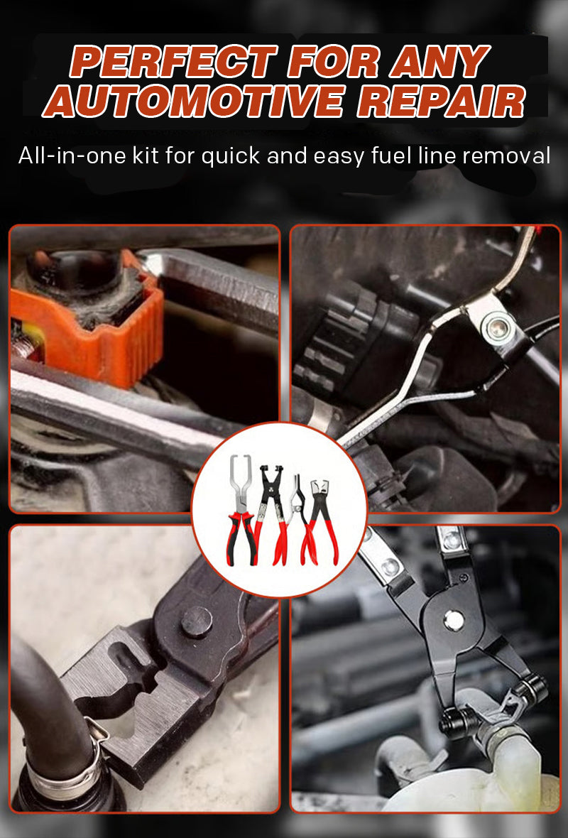 Oil pipe pliers (set of 4)