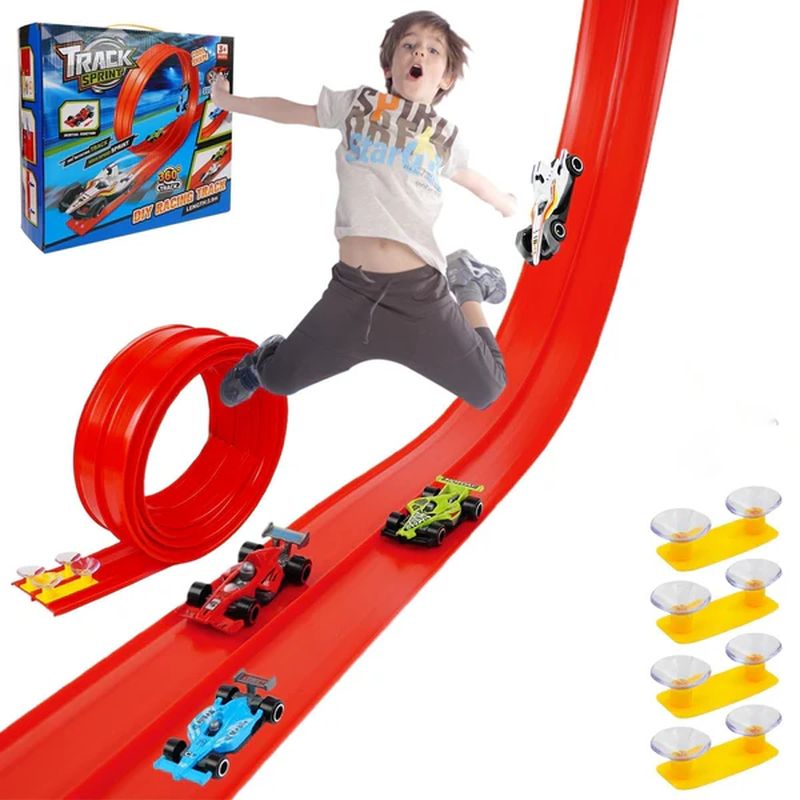 DIY Flexible Race Track Toy Set