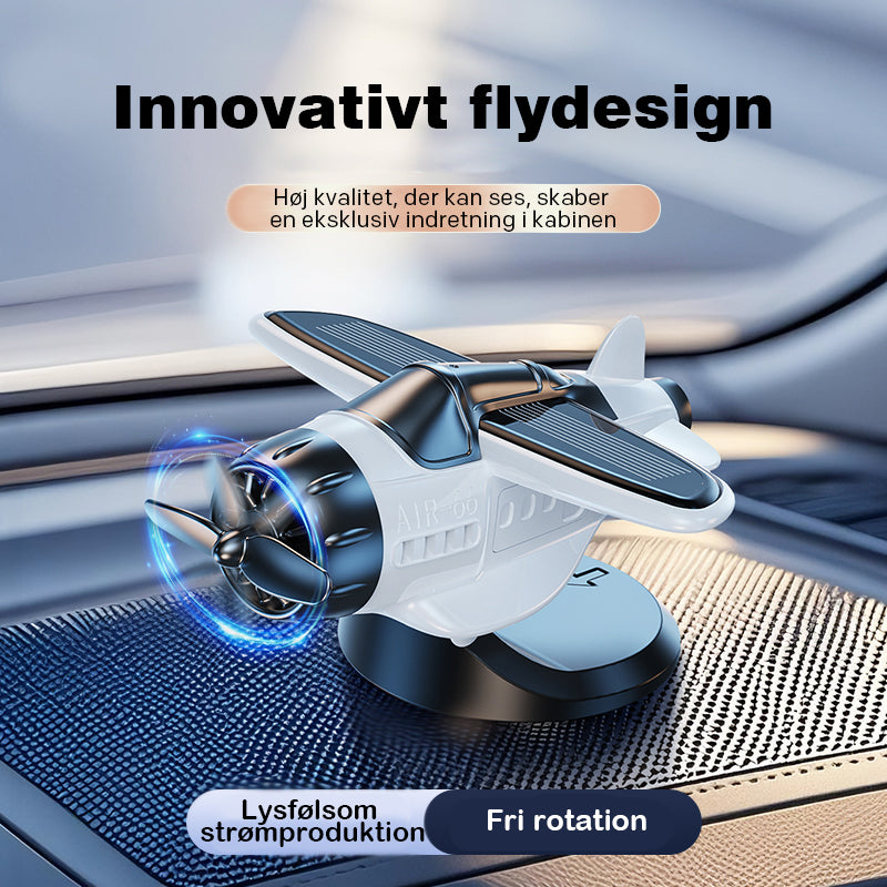 Solcelledrevne flyformede bilpynt