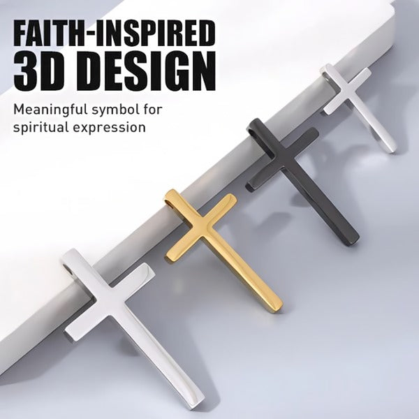 ✝️ 3D Cross Metal Jesus Christ Cross Badge Sticker✨Car Anti-Scratch Sticker