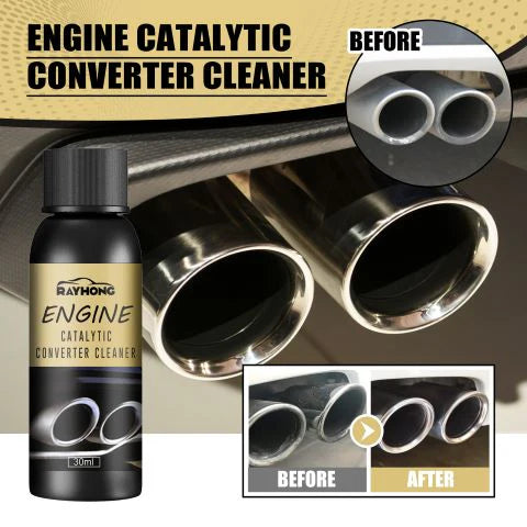Engine catalytic converter cleaner