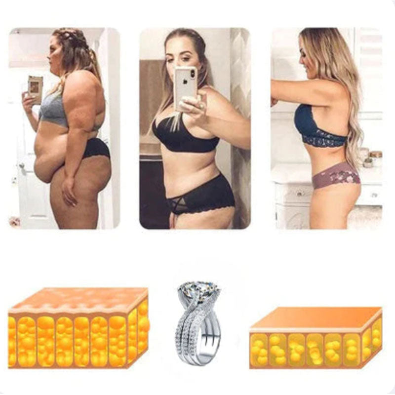 Magnetic Moissanite Lymphatic Drainage Ring