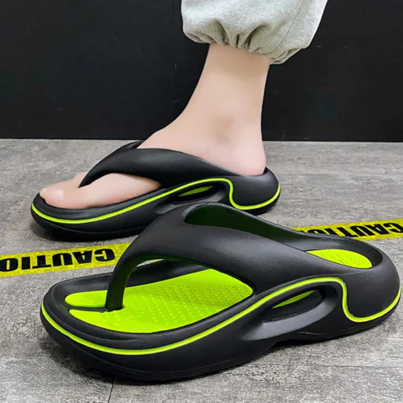 Comfortable Summer Flip Flops with Thick Soles