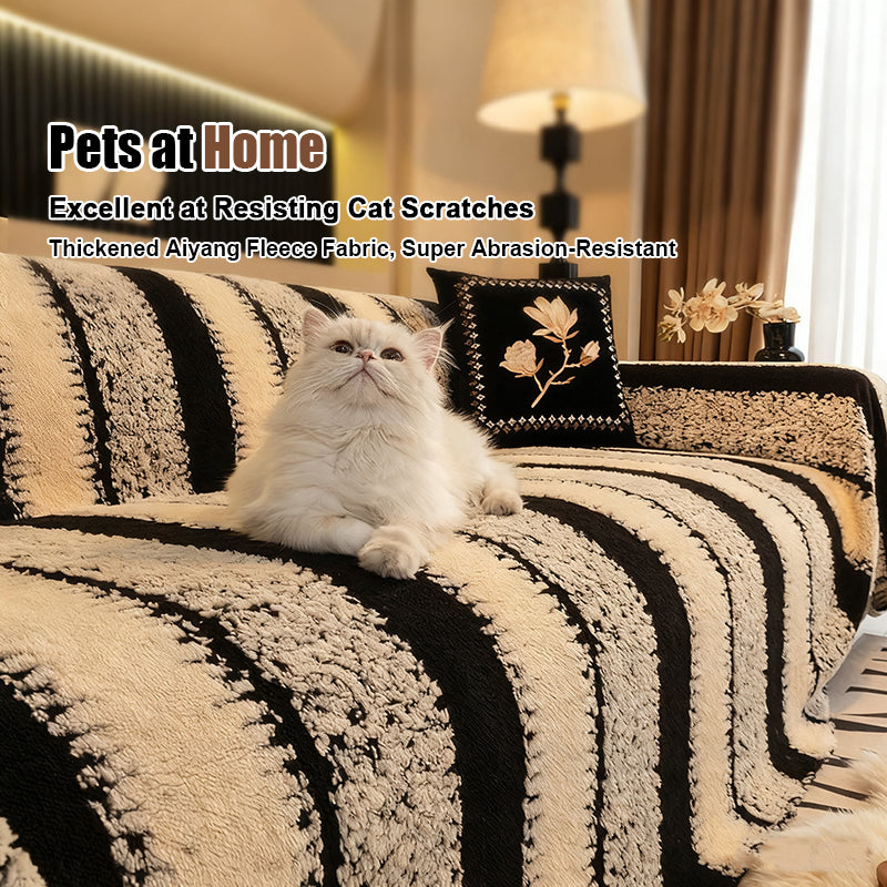 Soft, non-slip plush sofa cover β for maximum comfort ππ