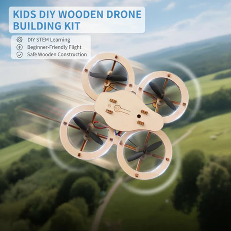 DIY Wooden Drone Assembly Kit