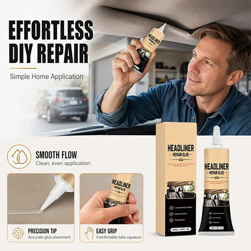 Car Headliner Repair Adhesive – Buy One, Get One Free (Pack of 2)