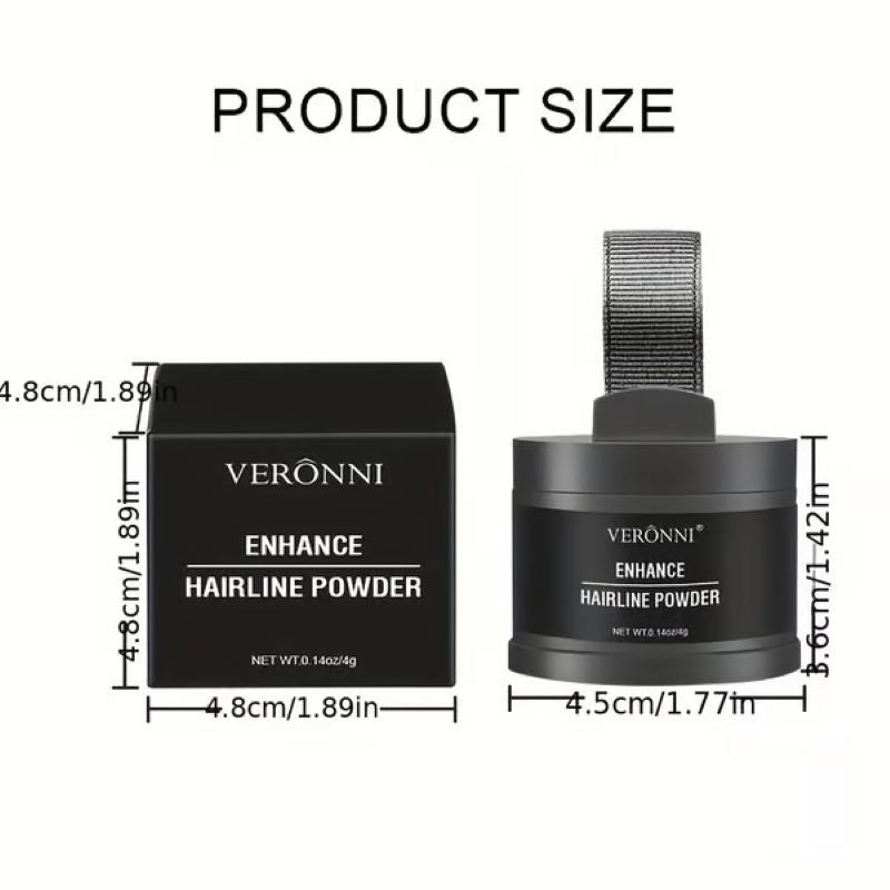Hairline Powder Instantly Covers Hair Loss, Root Touch-Up Hair Powder