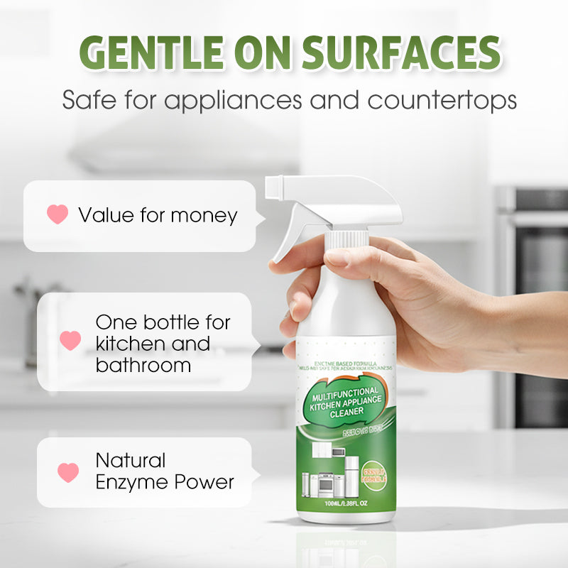 Enzyme-activated powerful degreasing kitchen cleaner