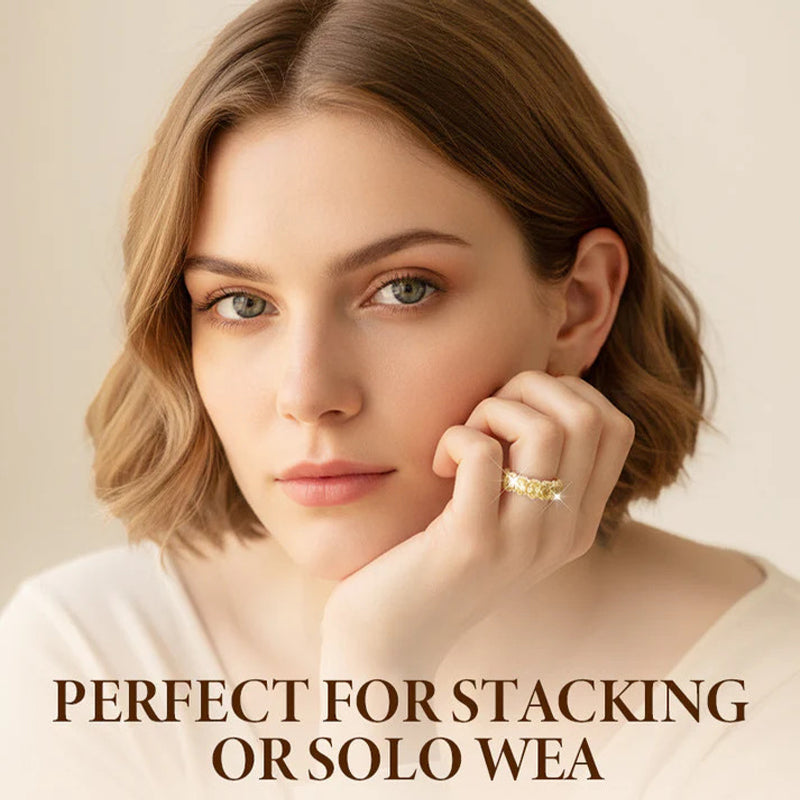 Sparkling Zircon Ring