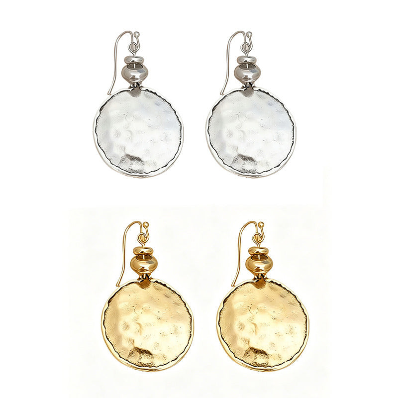Retro Hammered Round Earrings-Buy 1 Get 1 Free (2 Pairs)