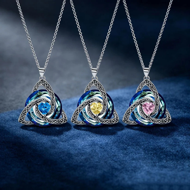 Birthstone Heart Pendant Necklace
