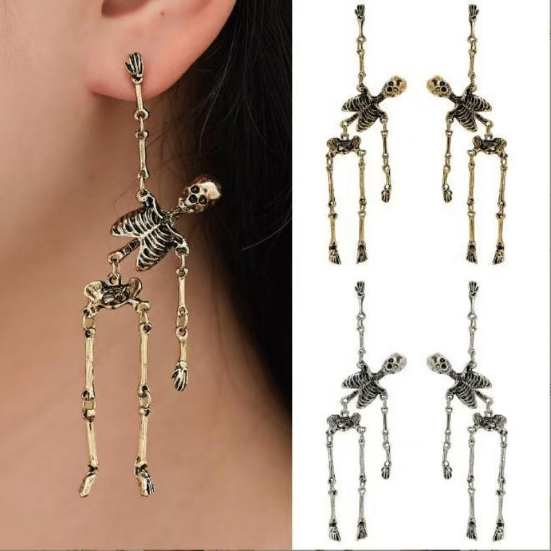 🔥Halloween decorative skull earrings