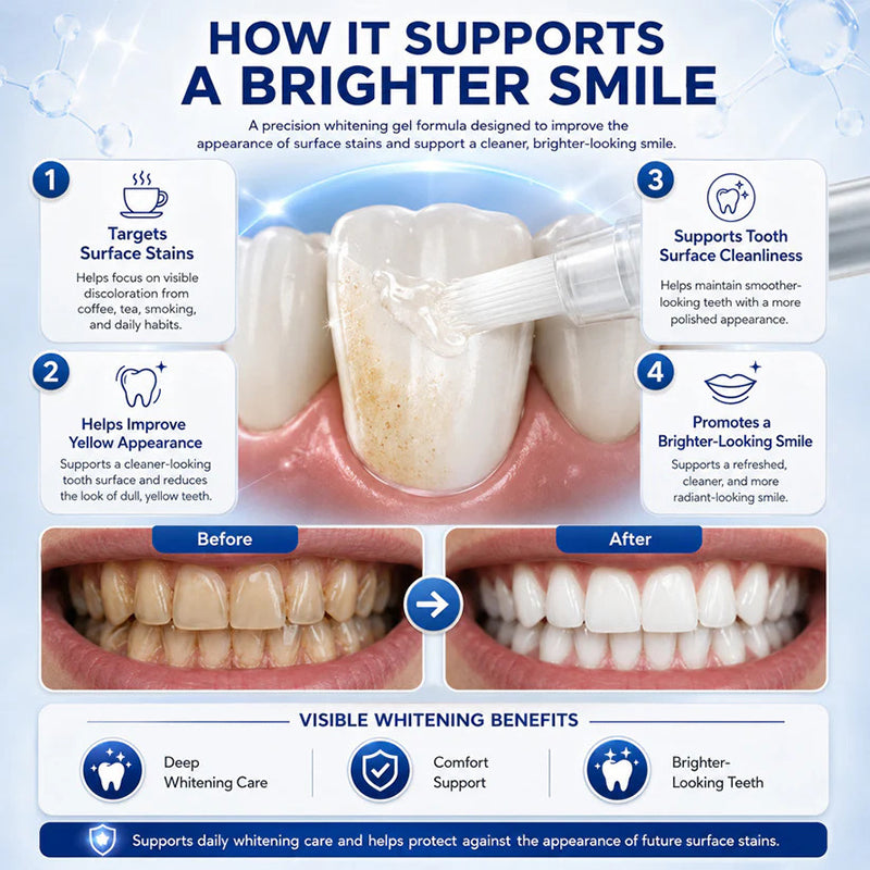 Pearl White Teeth Whitening Gel Pen