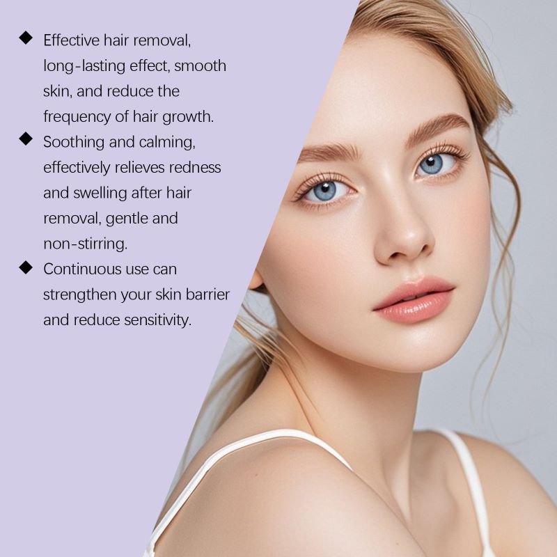 Facial hair removal cream set