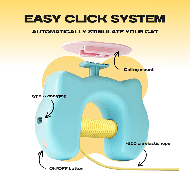 Cat Self-Play Elastic String Toy