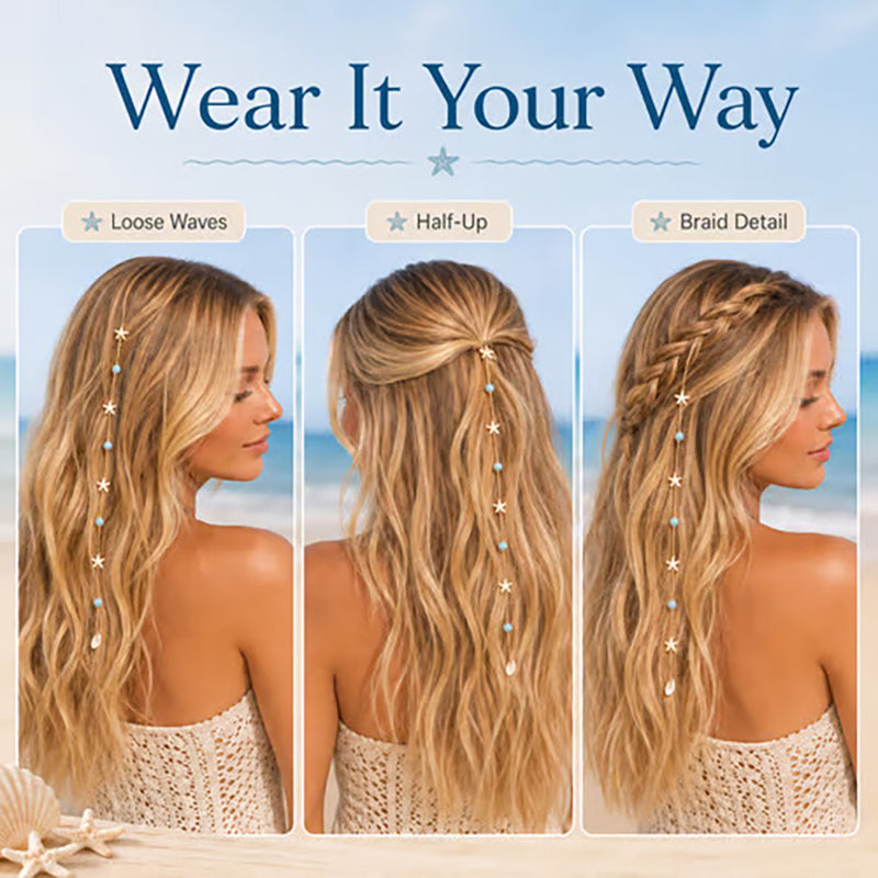 Atmospheric mermaid hair accessory