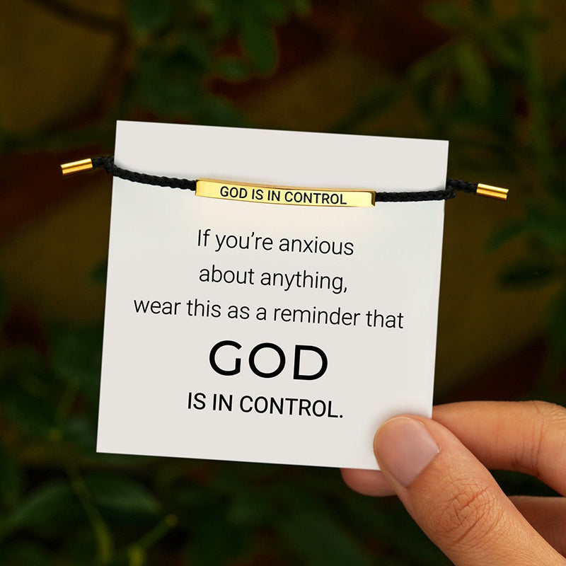 πβ¨ Inspire Bracelet "God Controls Everything" π