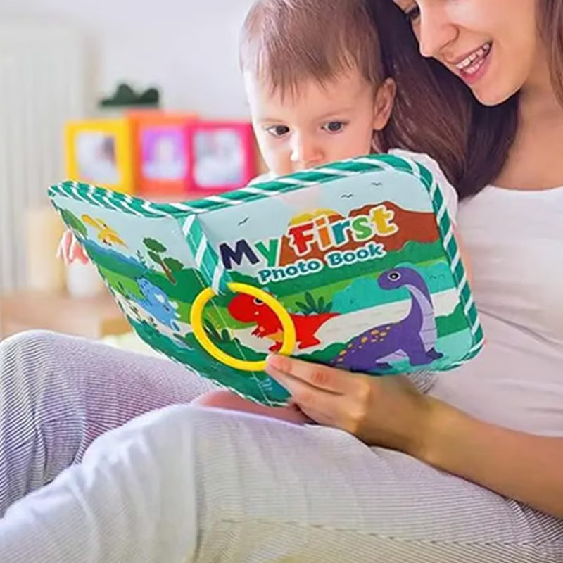 Fabric baby photo album