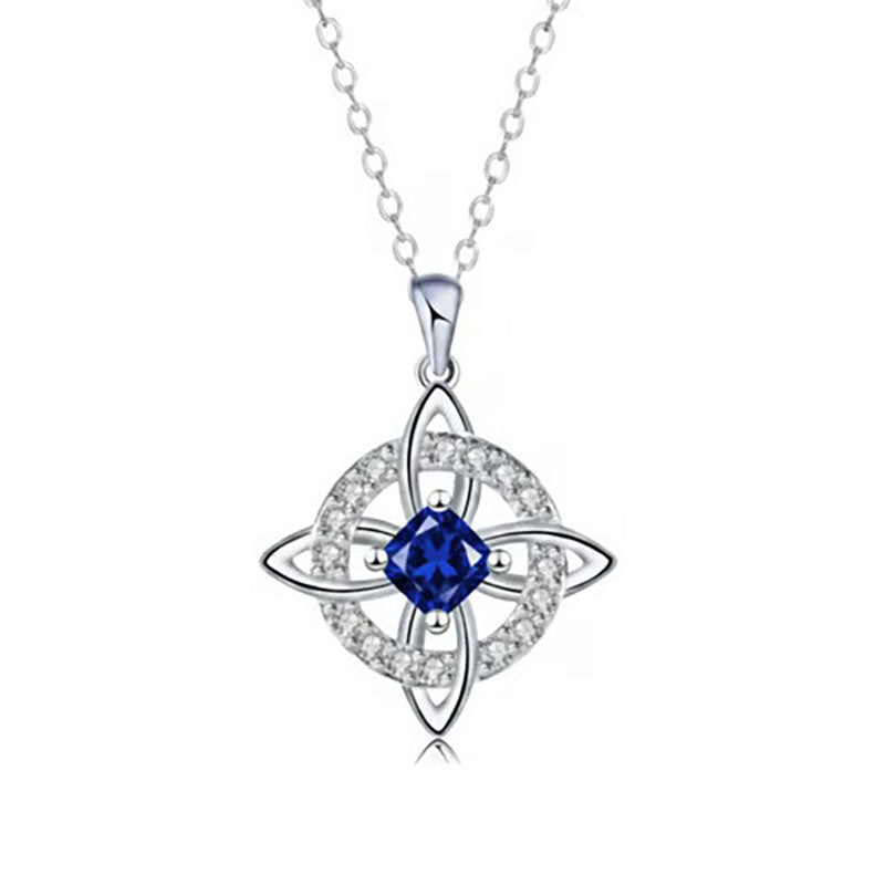 Natural Crystal Witch's Knot Necklace