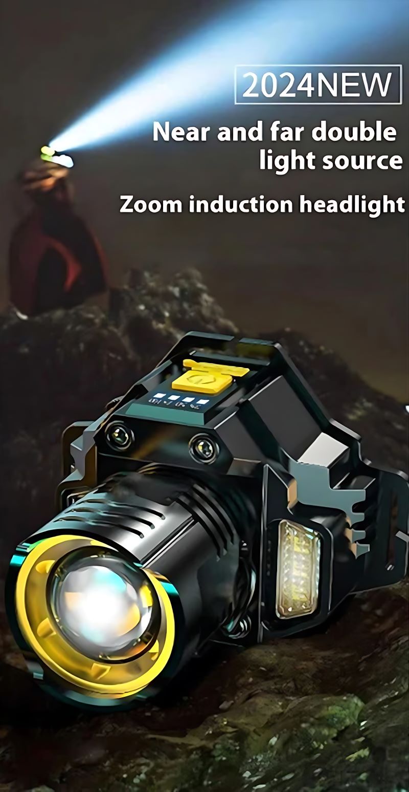 Rechargeable super bright sensor headlight