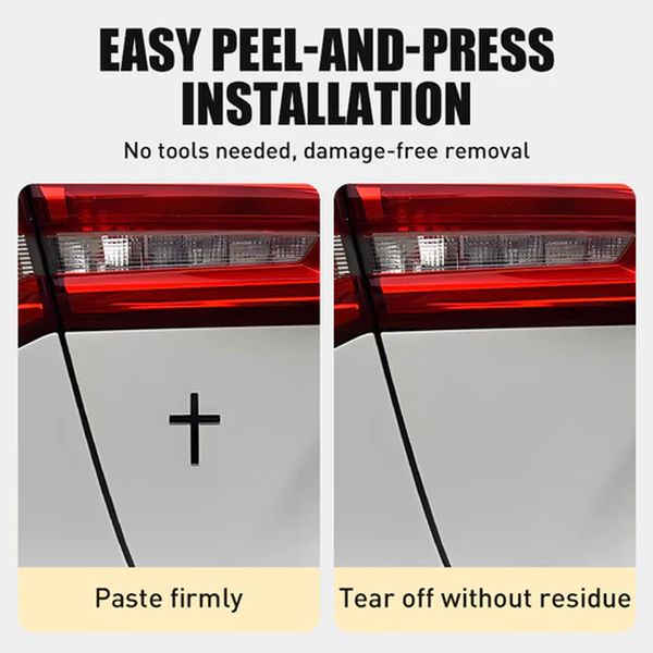 ✝️ 3D Cross Metal Jesus Christ Cross Badge Sticker✨Car Anti-Scratch Sticker