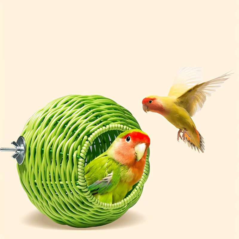 Sturdy and breathable rattan bird's nest