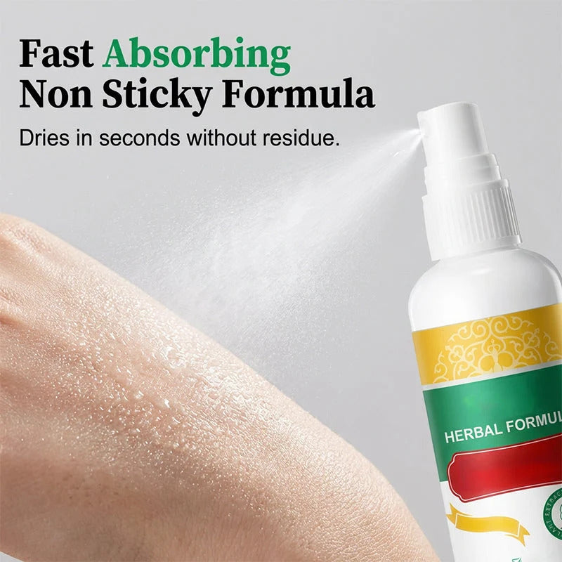 Plant-based refreshing foot spray