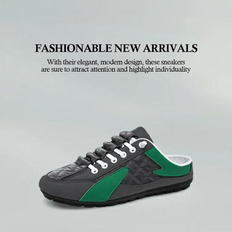 Men's open instep sneakers