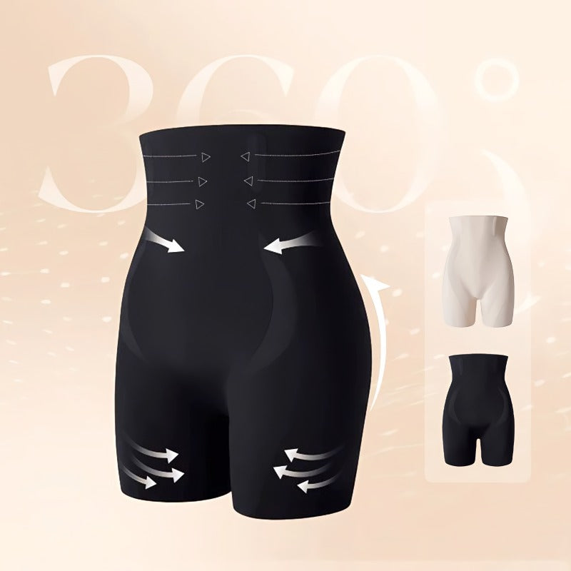 Four-leaf clover pattern breathable seamless tummy control panties