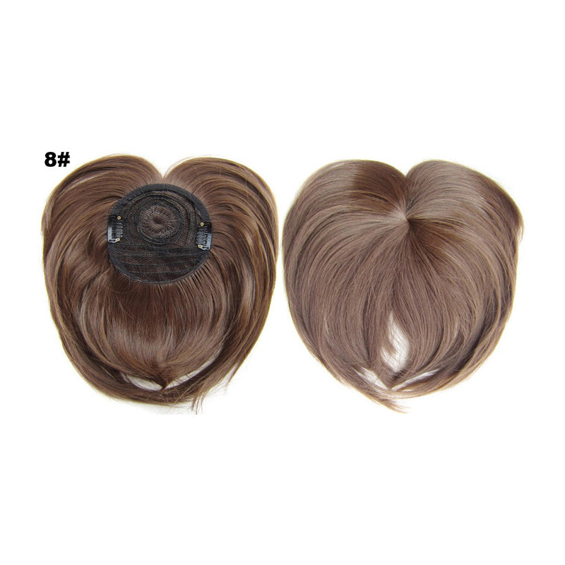 Heart-shaped bangs wig