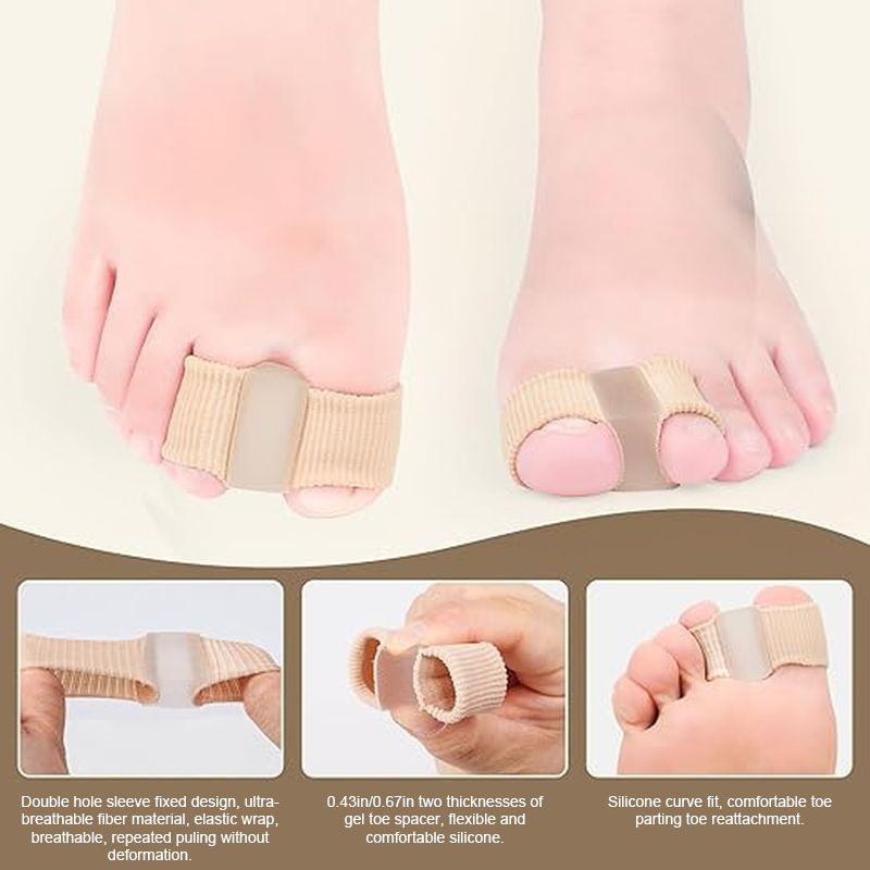 Toe separator for correcting hallux valgus