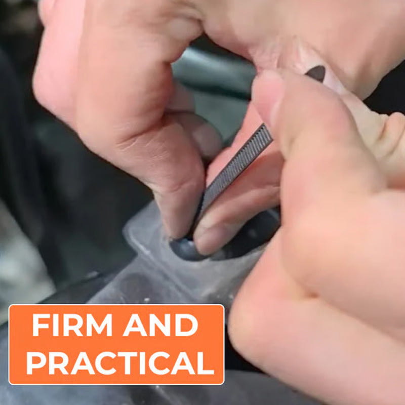 Universal nylon cable tie buckle for automobiles