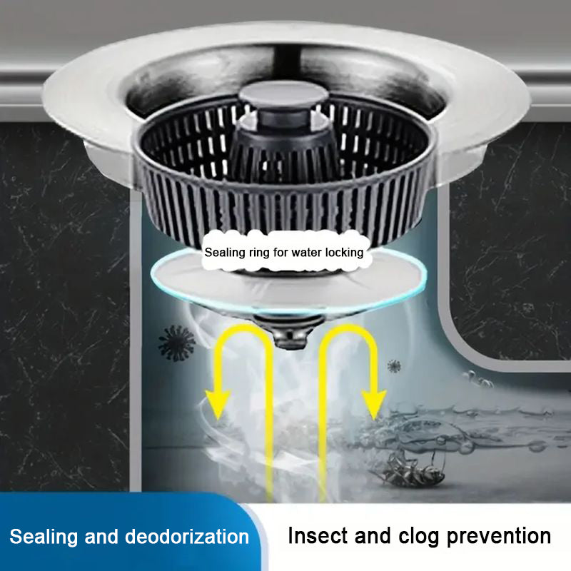 Upgraded Sink Bounce Core Drain Strainer
