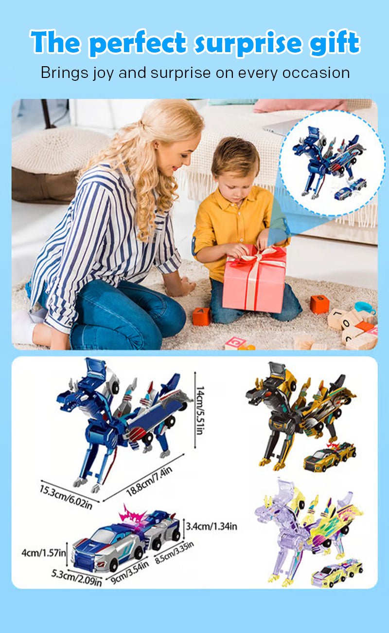 Collision deformation toy car