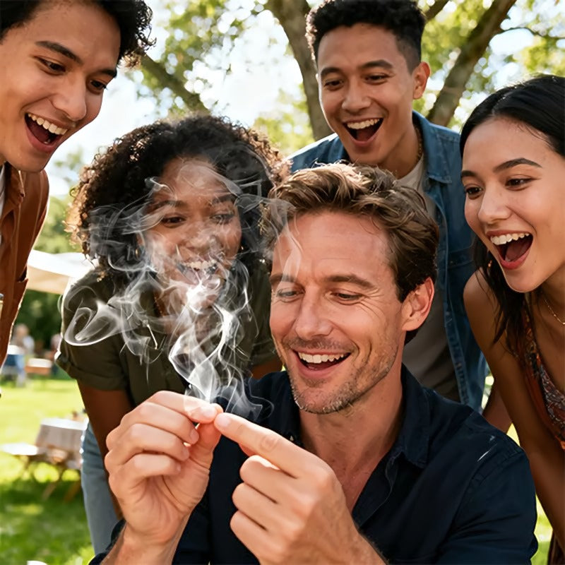 Mysterious finger smoke magic props