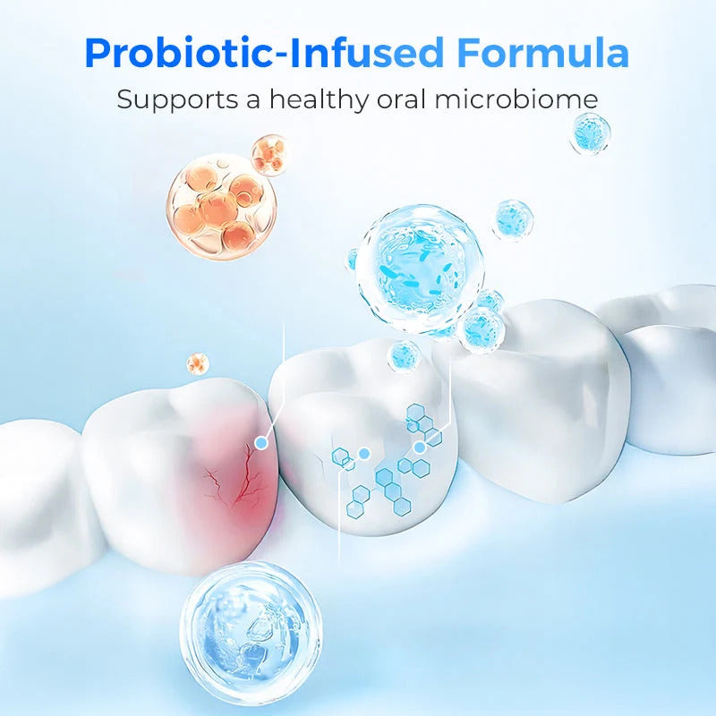 Portable chewable toothpaste tablets