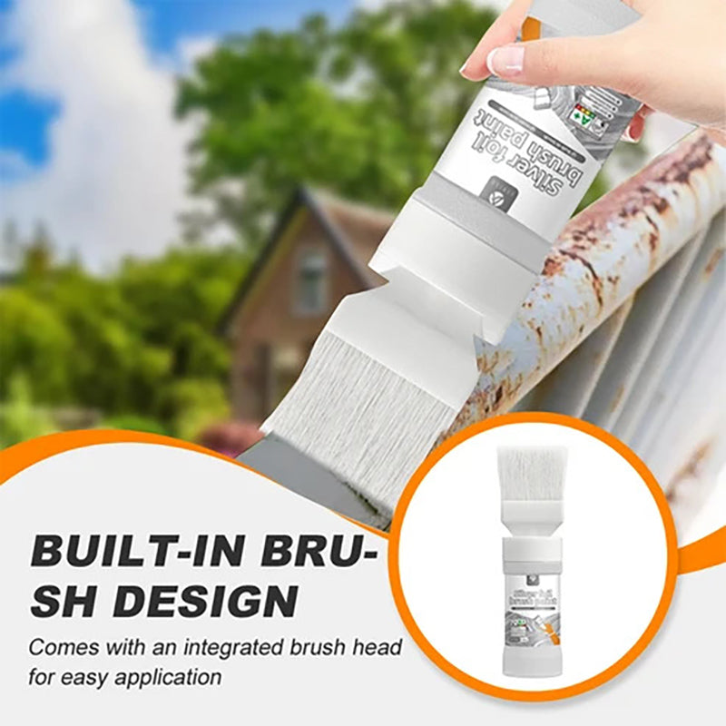 Metallic Spray Paint With Brush